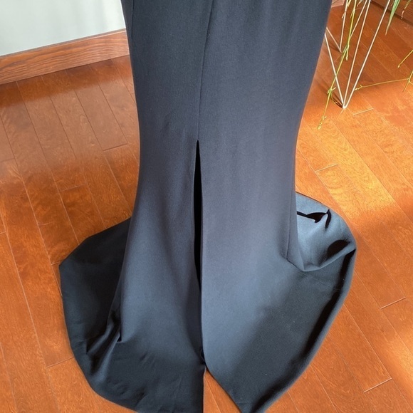 Dress the Population special occasion dress in black Sz s. Lace front flr length - Picture 5 of 6